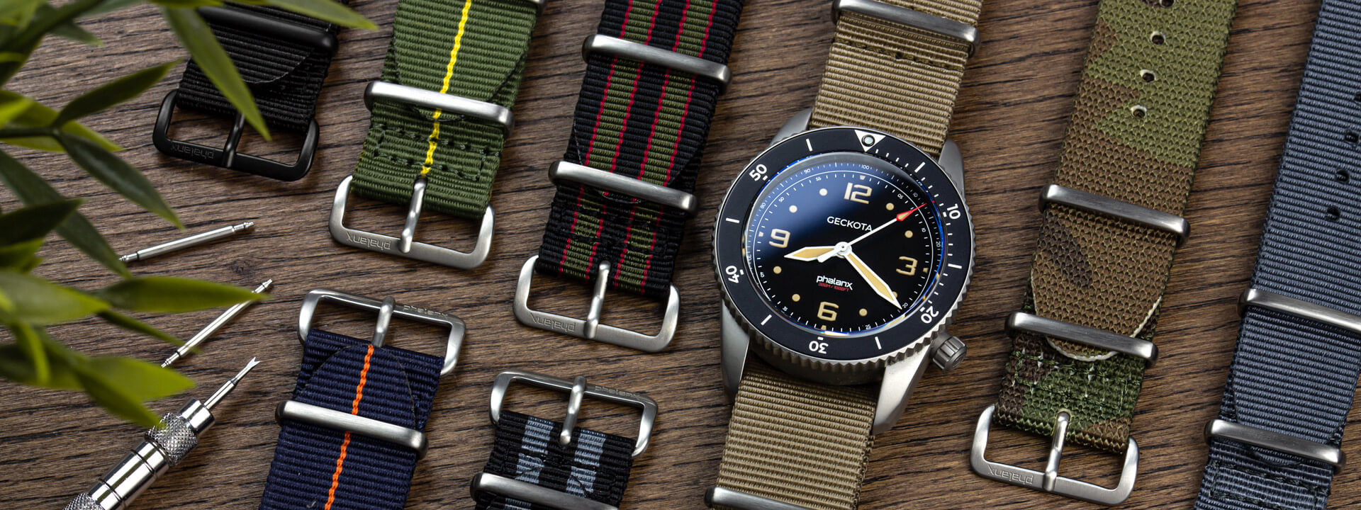Geckota NATO watch straps