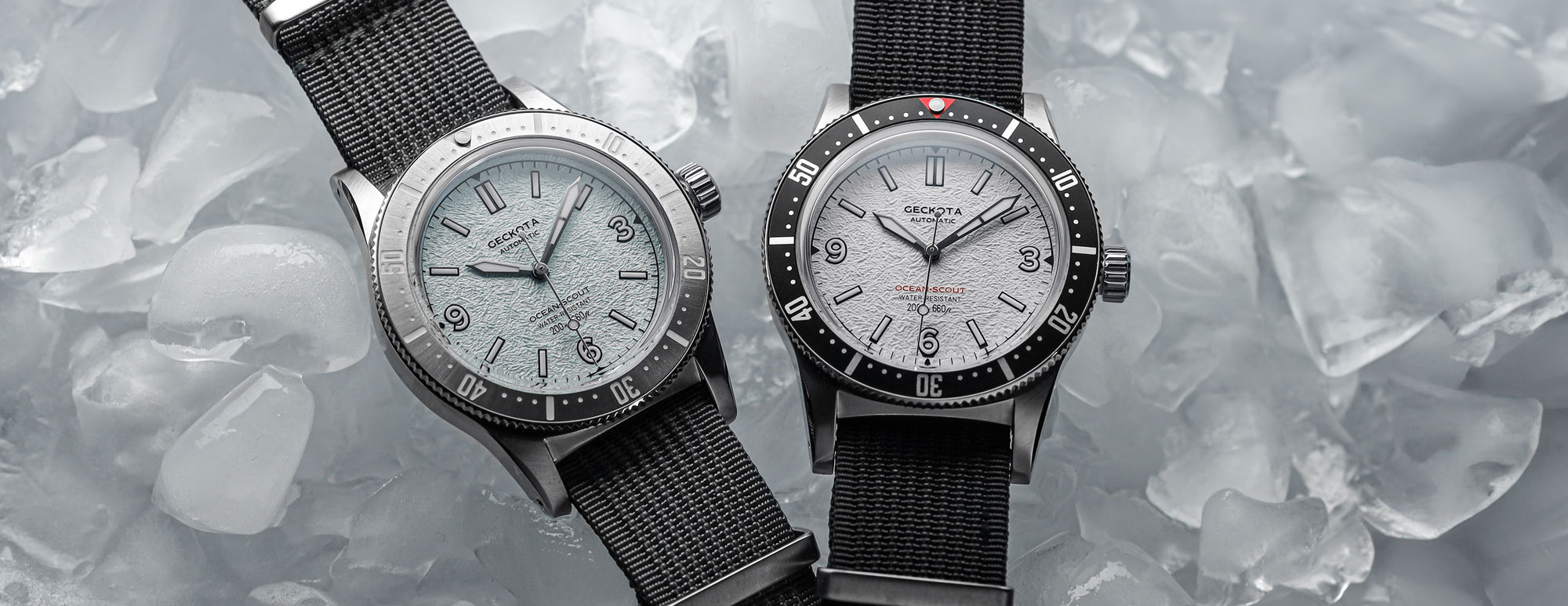NEW Geckota Ocean-Scout Frost and Ice White Dial Released