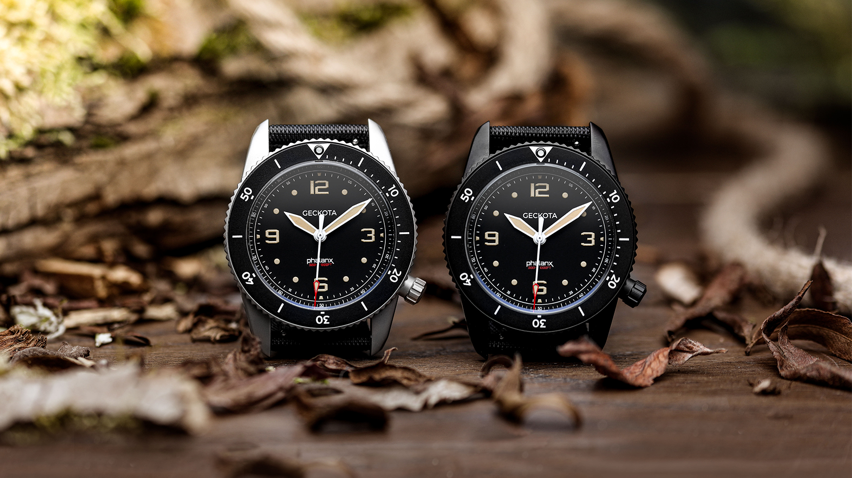 GECKOTA S-01 PHALANX SPECIAL OPERATIONS WATCH / BLACKOUT EDITION