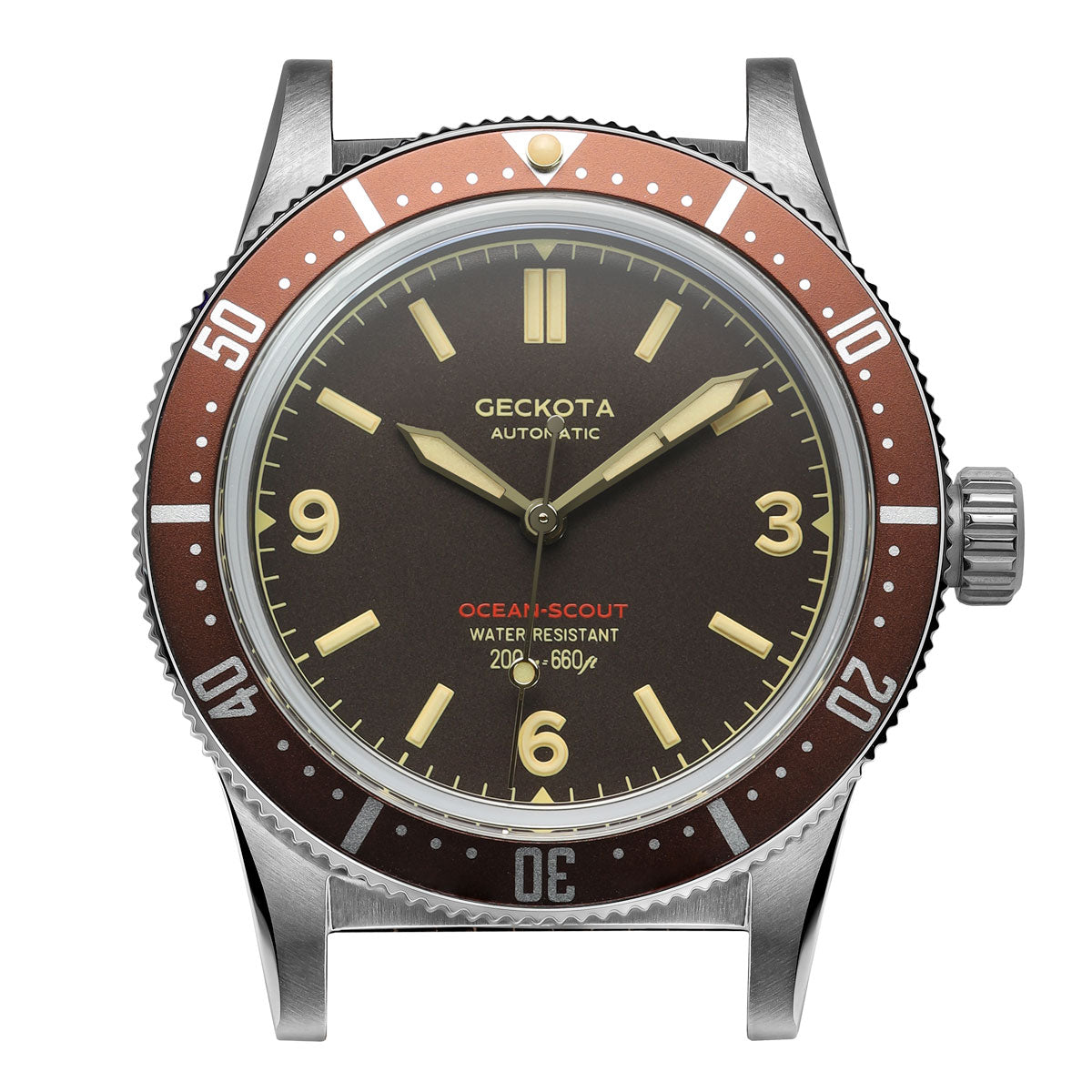 Ocean-Scout Dive Watch Sienna Brown