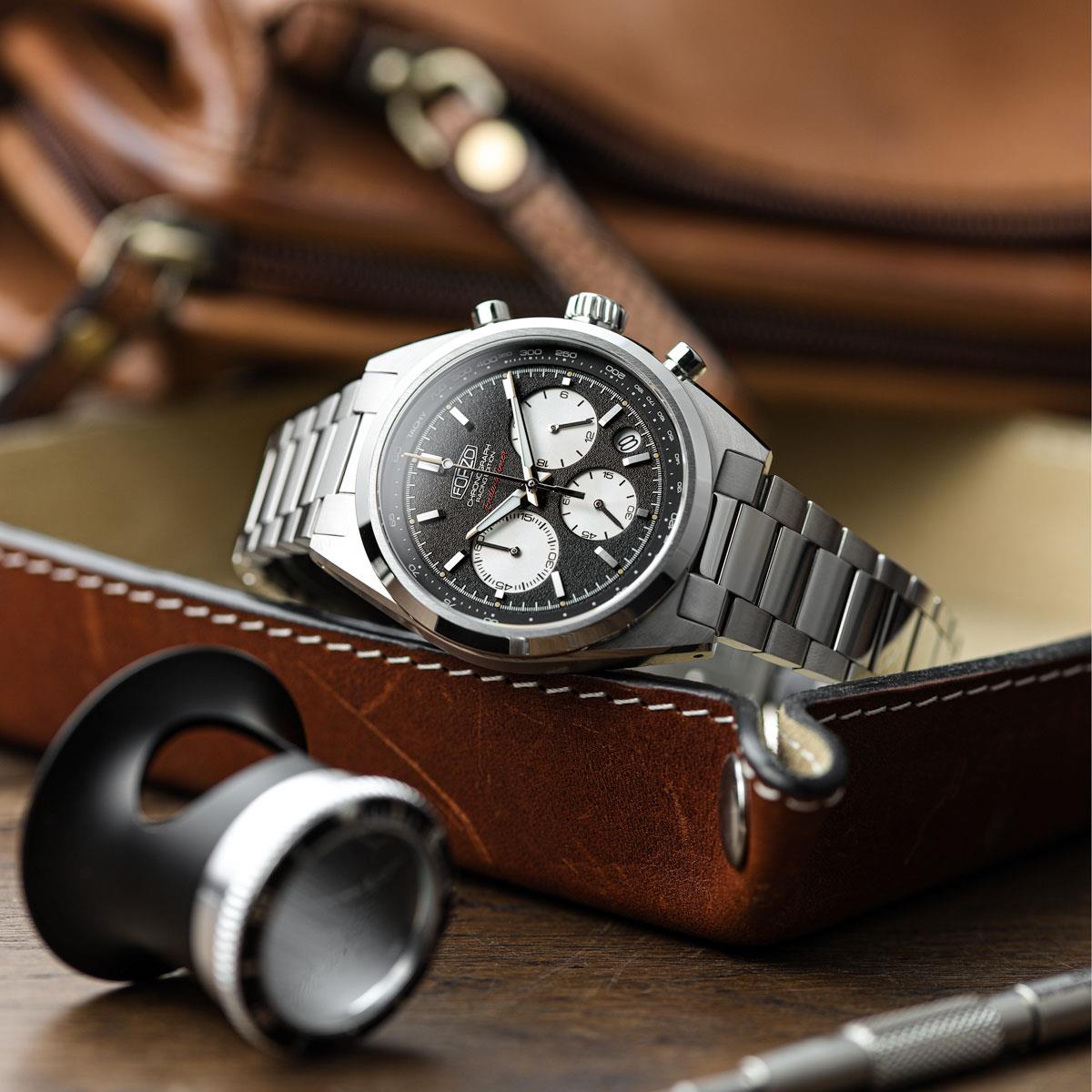 FORZO 3-Link Flat Solid Stainless Steel Bracelet - additional image 1