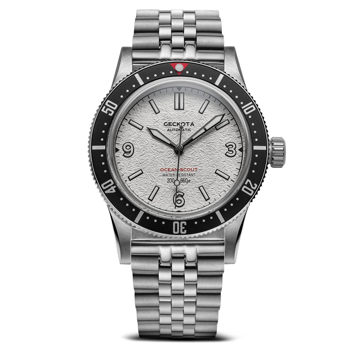 Ocean-Scout Dive Watch Ice White