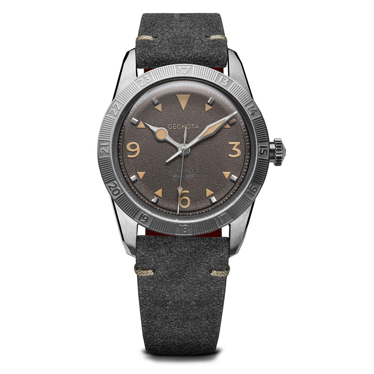 Airstream Frontier Watch Brown Textured Dial