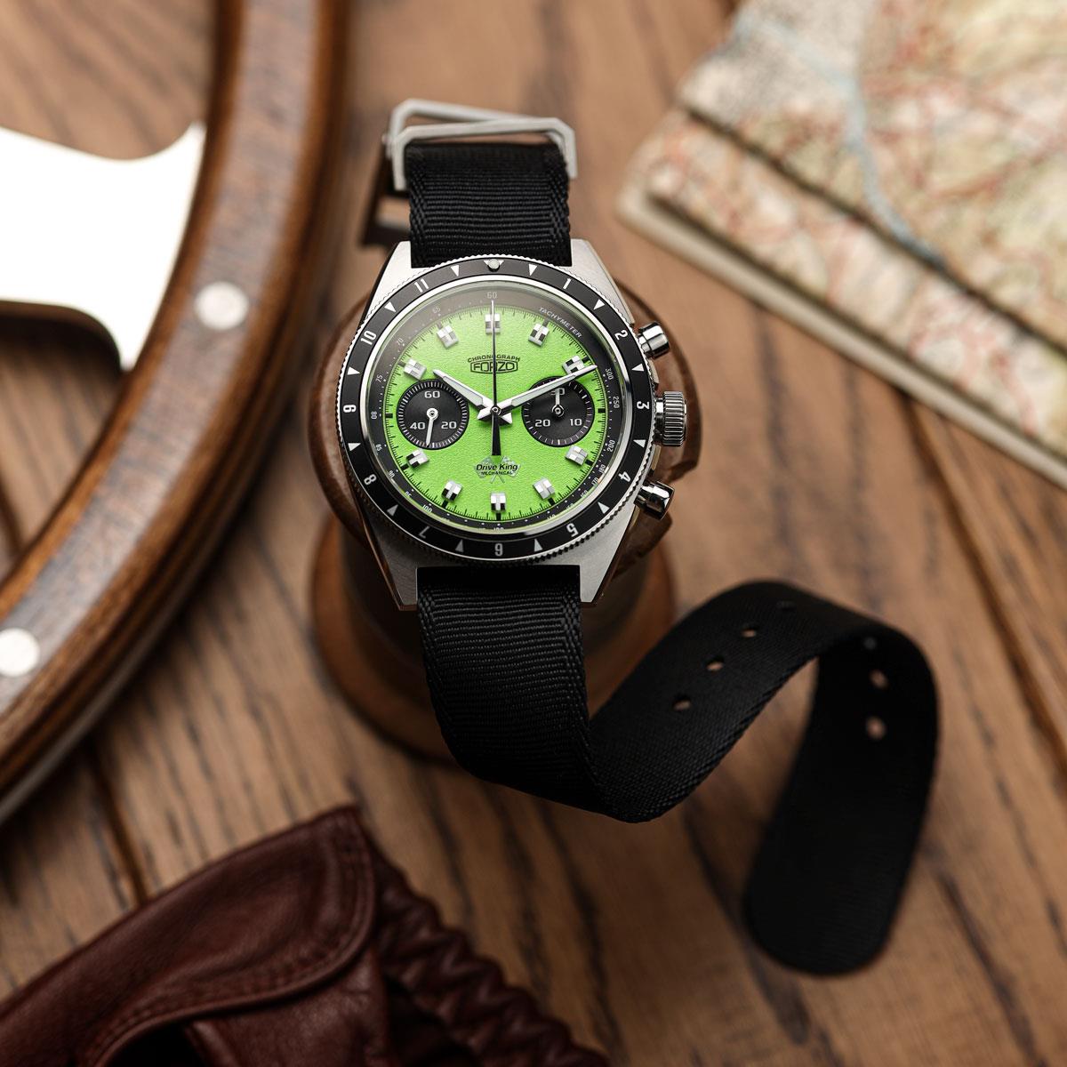 FORZO Racing SP Nylon Watch Strap - Black