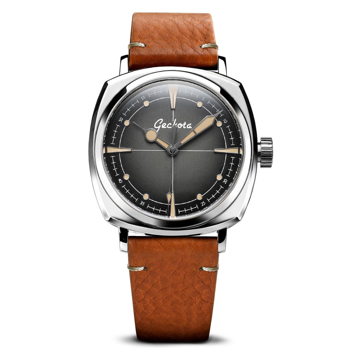 Pioneer Automatic Watch Brushed Black Dial