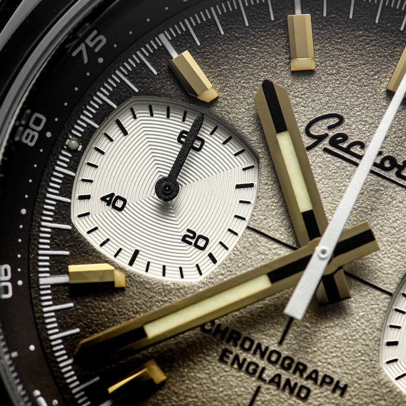 Chronotimer Chronograph Watch Brown Fumé Dial - Geckota