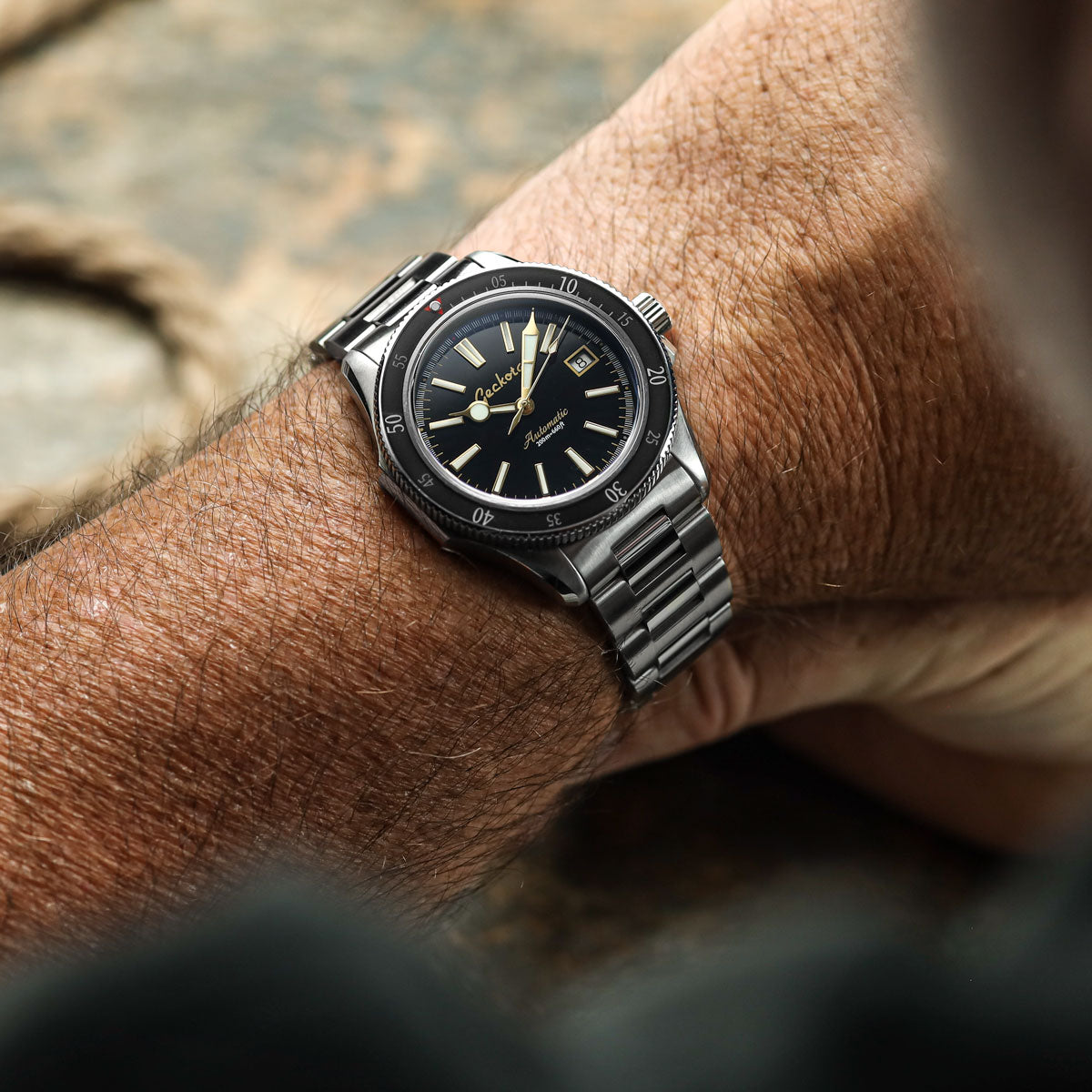 Sea-Hunter H Link Stainless Steel Watch Bracelet - additional image 1