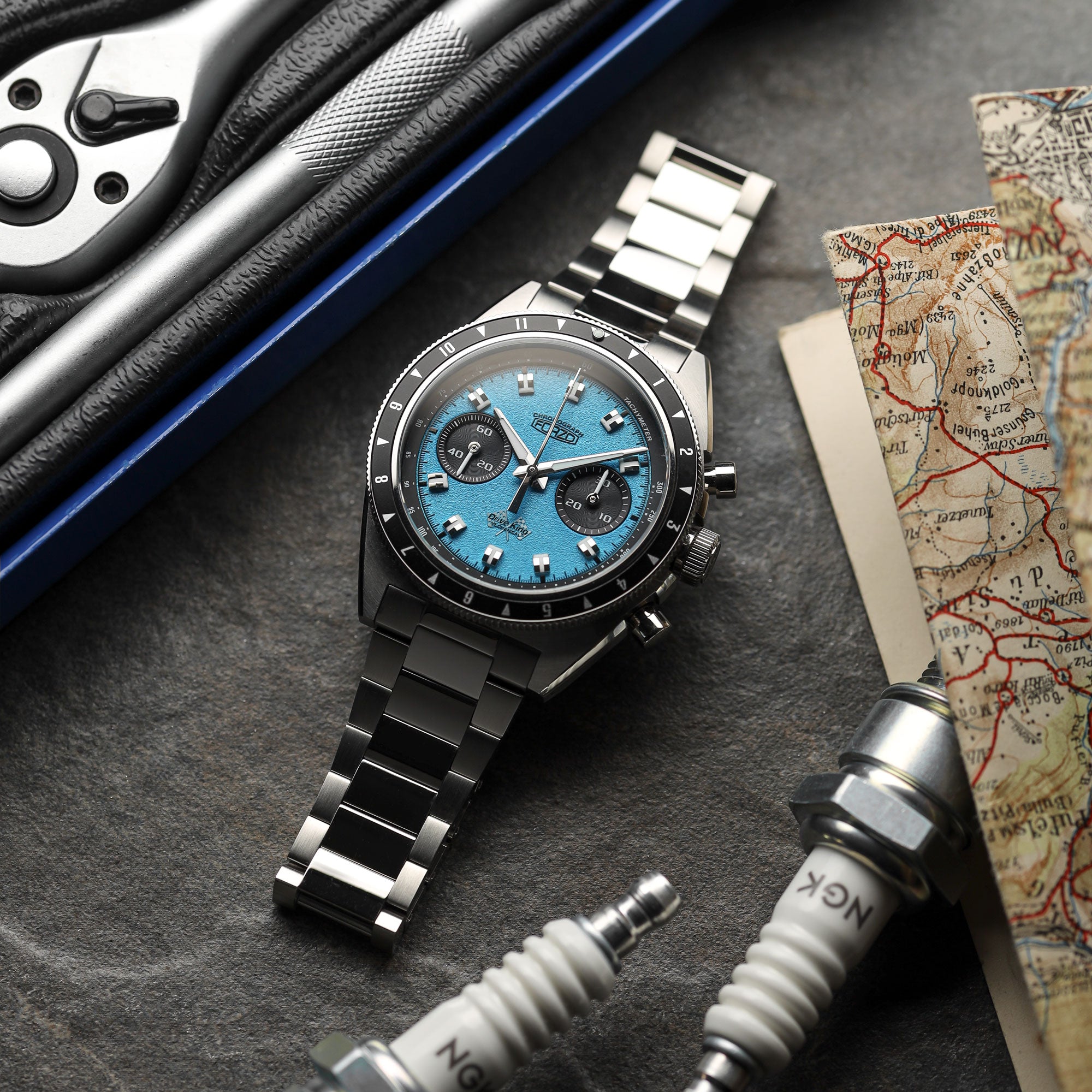 FORZO Drive King Mechanical Chronograph Blue RWB046-BK - additional image 4