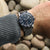 Geckota Ocean-Scout Dive Watch - Royal Blue - Slate Blue Nylon Strap - additional image 3