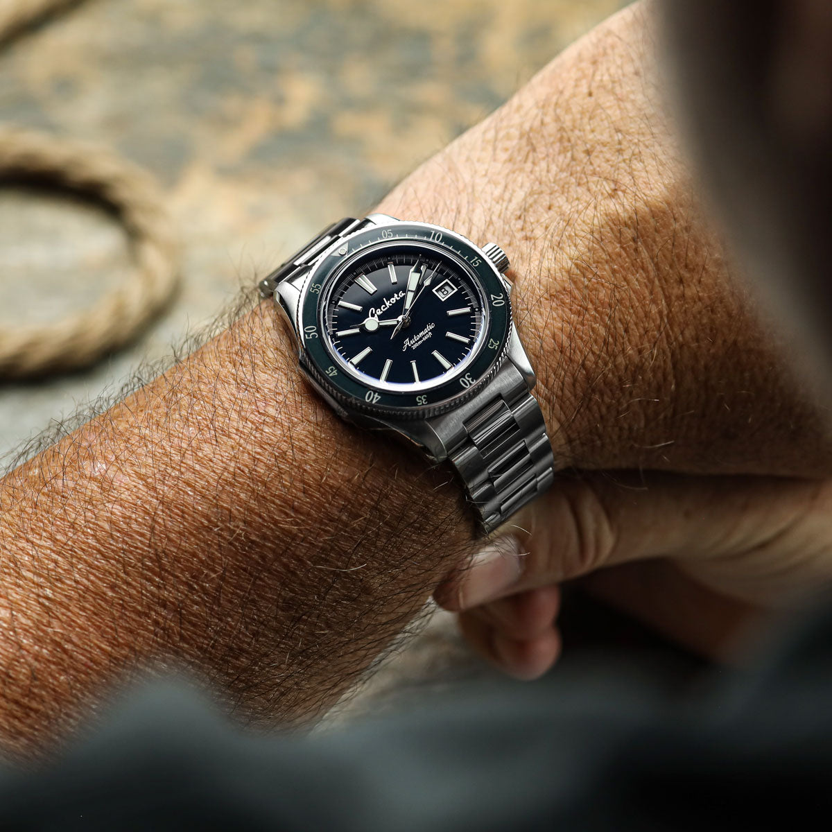 Sea-Hunter H Link Stainless Steel Watch Bracelet