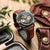 Geckota Chronotimer Chronograph Watch Brown Fumé Dial TP-369-3 - additional image 4
