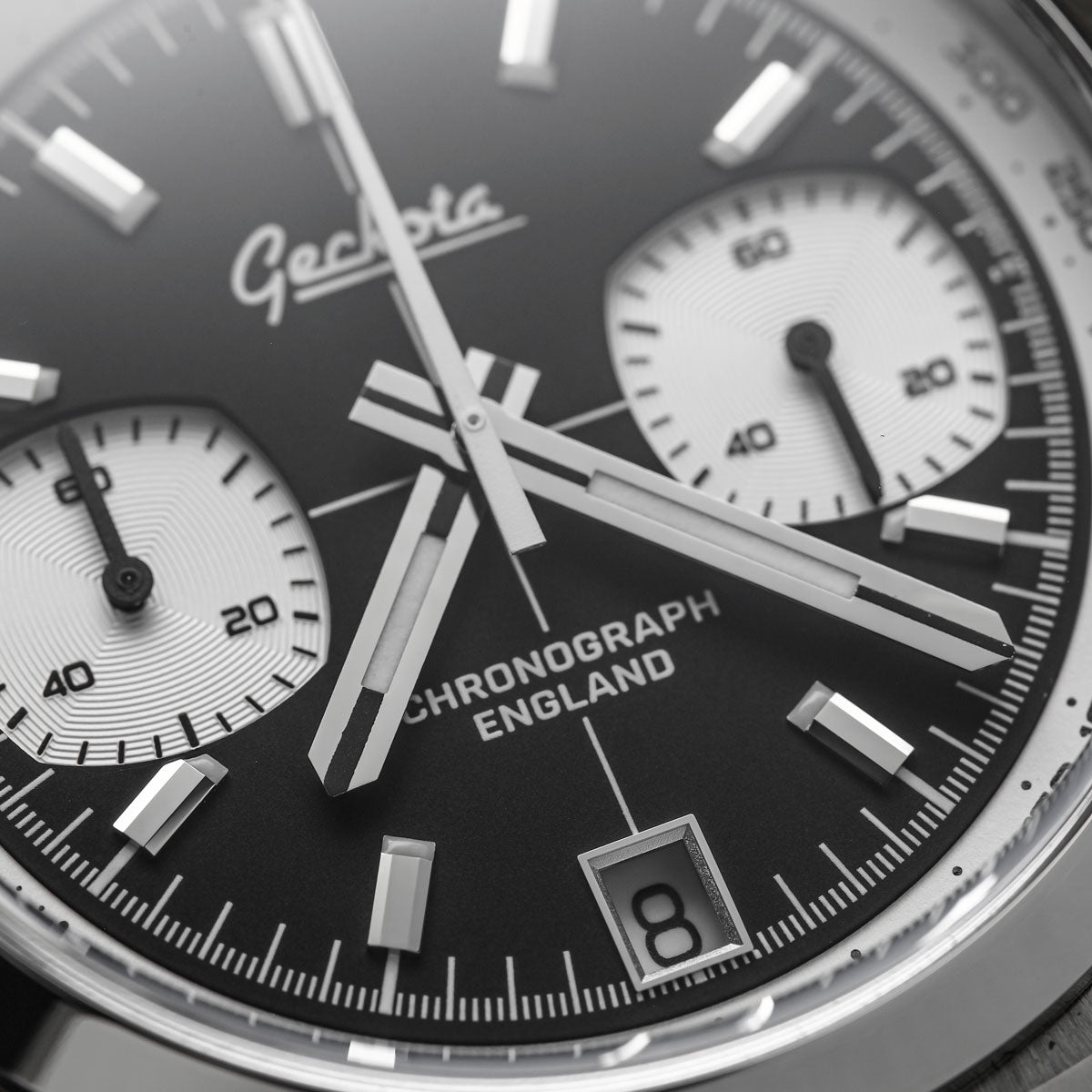 Geckota Chronotimer Chronograph Watch Classic Reverse Panda - additional image 4