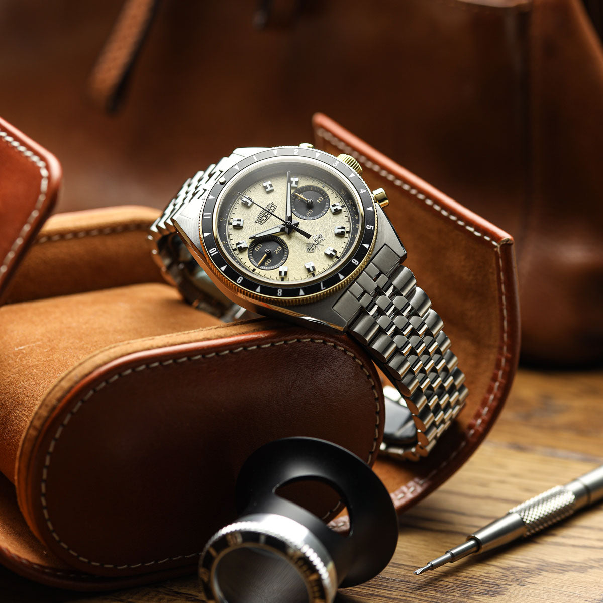 FORZO Drive King Mechanical Chronograph SS-B01-B - Gold - additional image 2