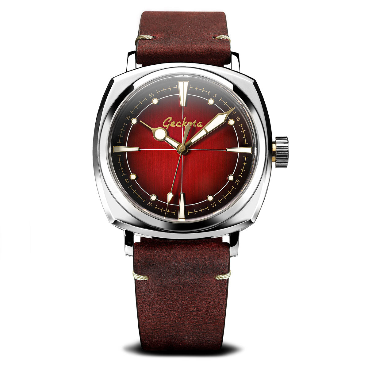 Pioneer Automatic Watch Brushed Red Dial