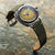 Stanway Vintage V-Stitch Minerva Leather Watch Strap - Olive Green