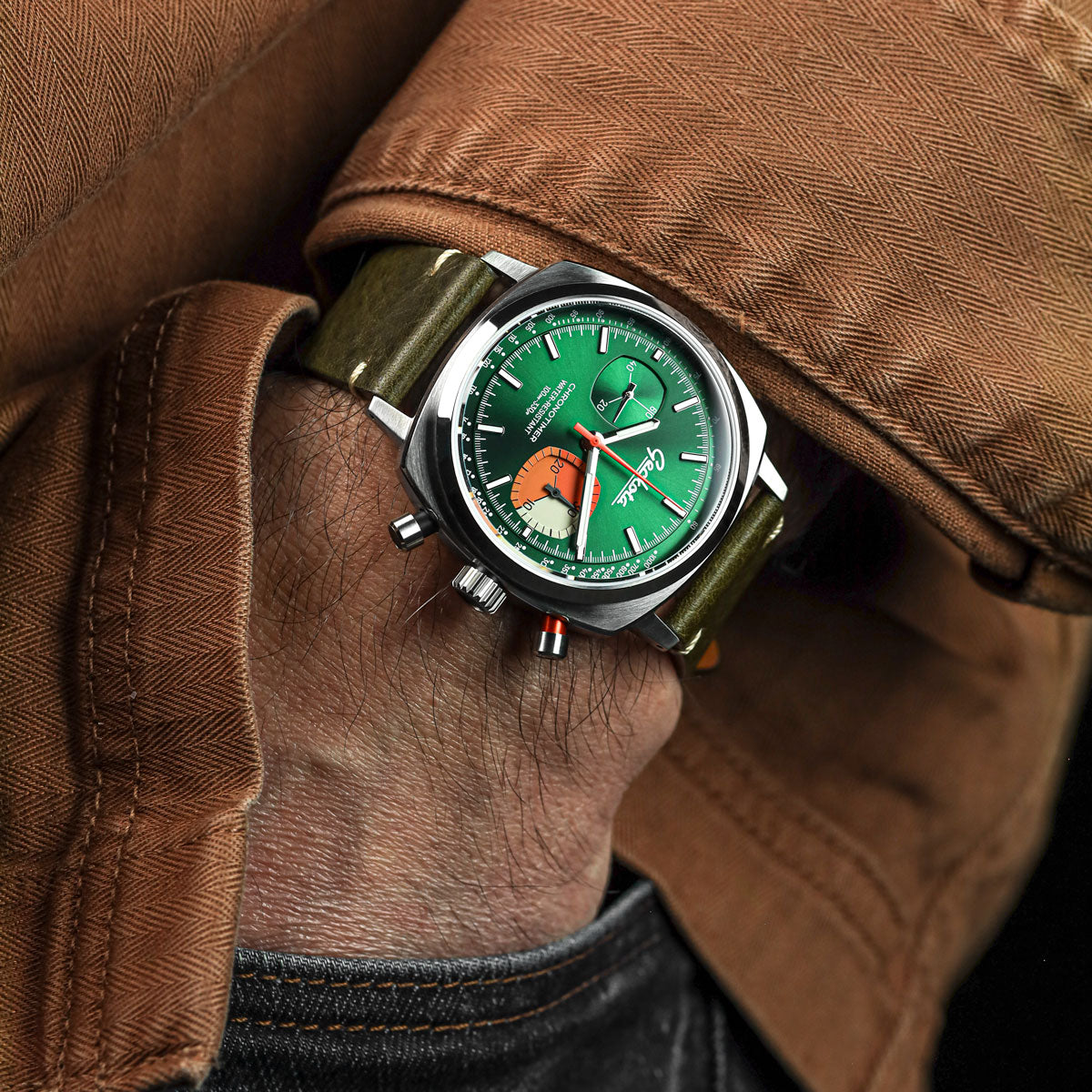 【2024年】高評価レビューアイテム特集 Chronotimer Sports Geckota - Green Jade Edition 時計