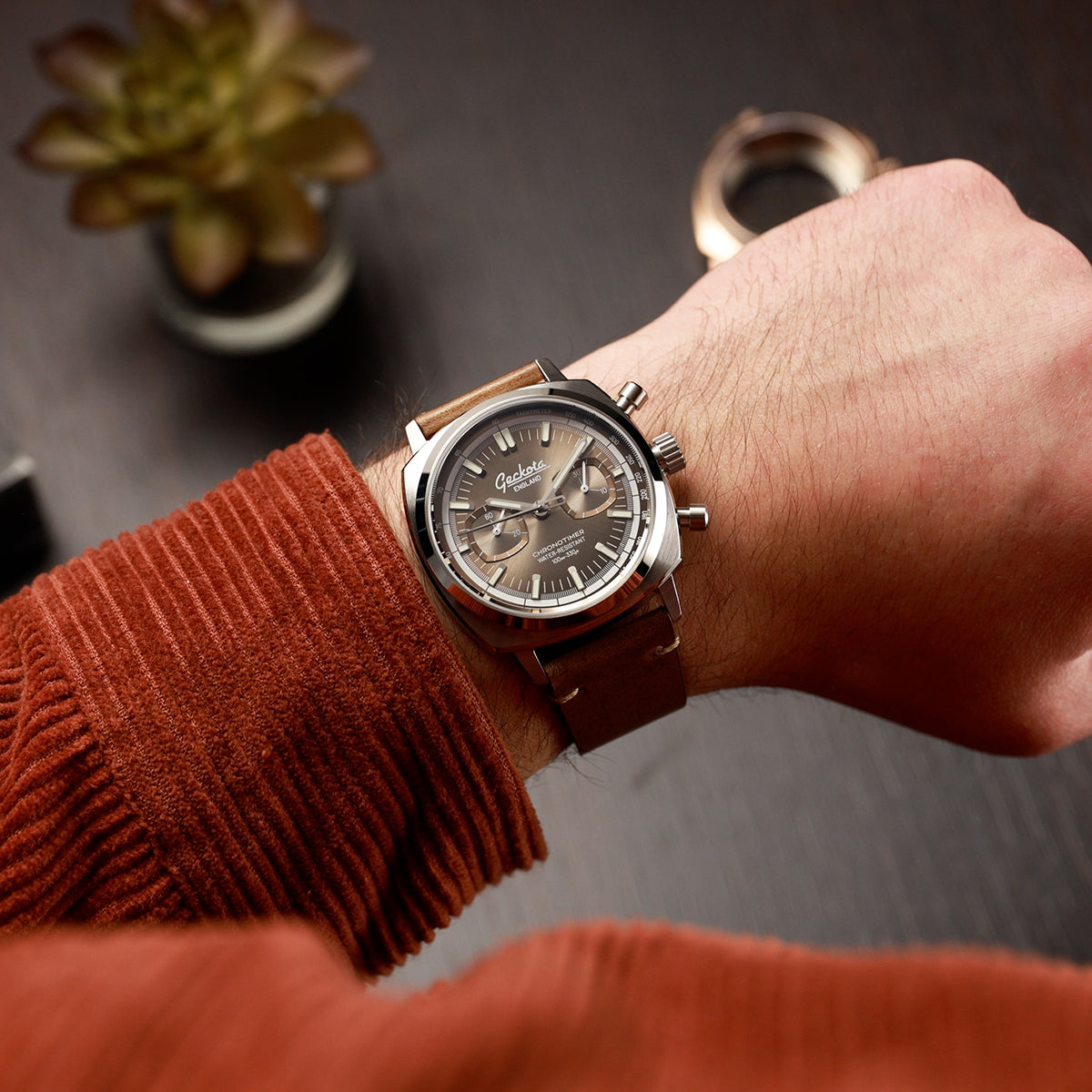 Classic Chronotimer Watch Tuscan Brown