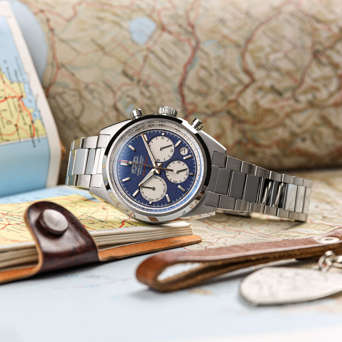 DirtFish EnduraTimer Chronograph Watch - Rally Blue Dial - additional image 3