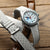 Classic Tropical Style FKM Rubber Watch Strap - White - additional image 1