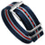 FORZO Racing SP Nylon Watch Strap - Dark Blue with Racing Stripes