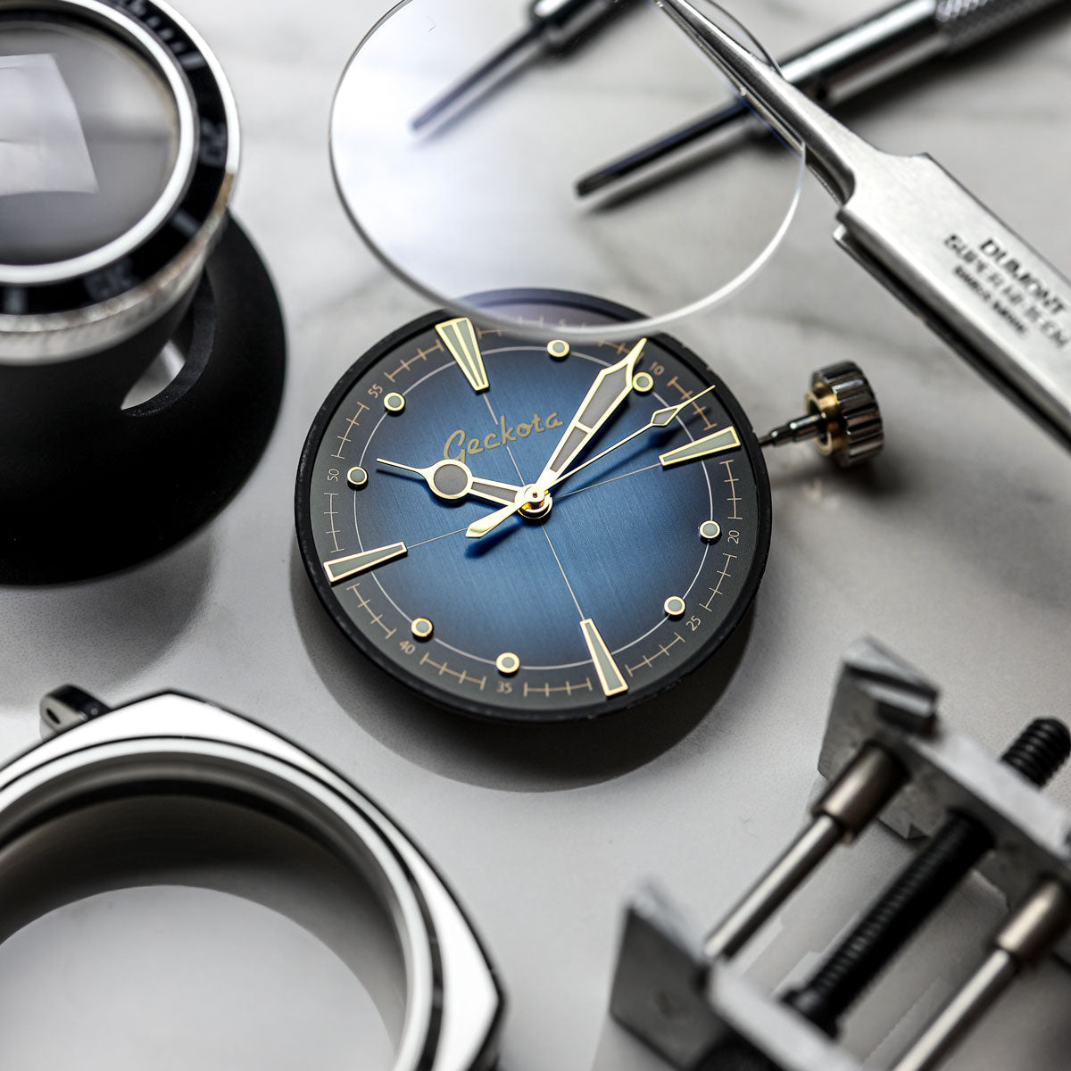 Pioneer Automatic Watch Brushed Blue Dial