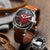 Geckota Pioneer Automatic Watch Brushed Red Dial TP-369-3 - additional image 3