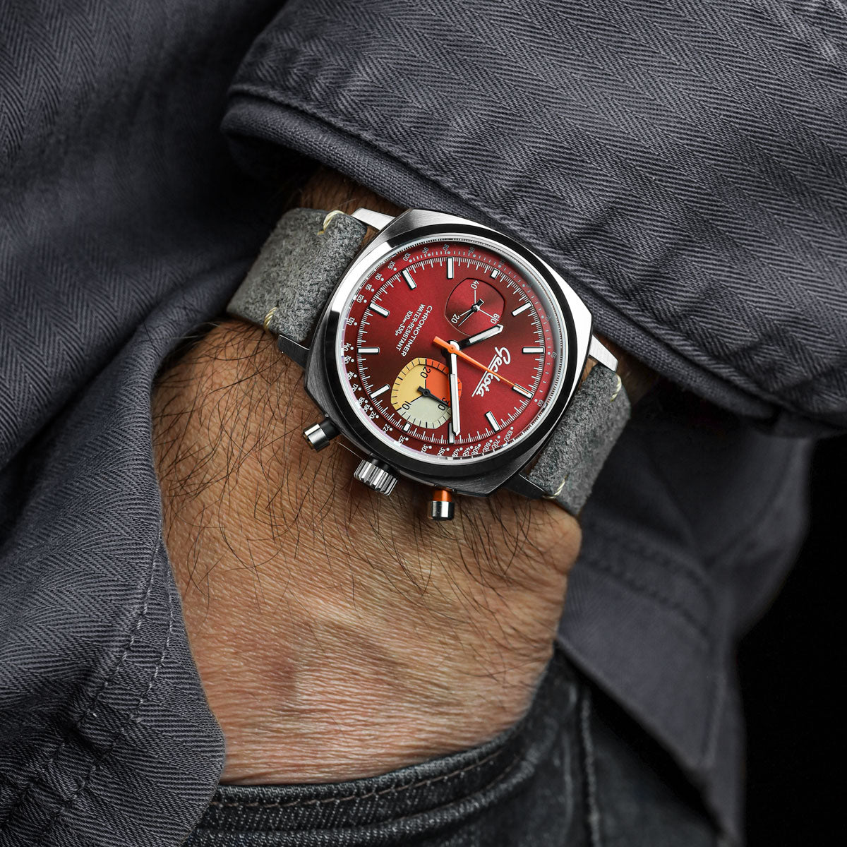 Chronotimer Sports Edition Maroon Red