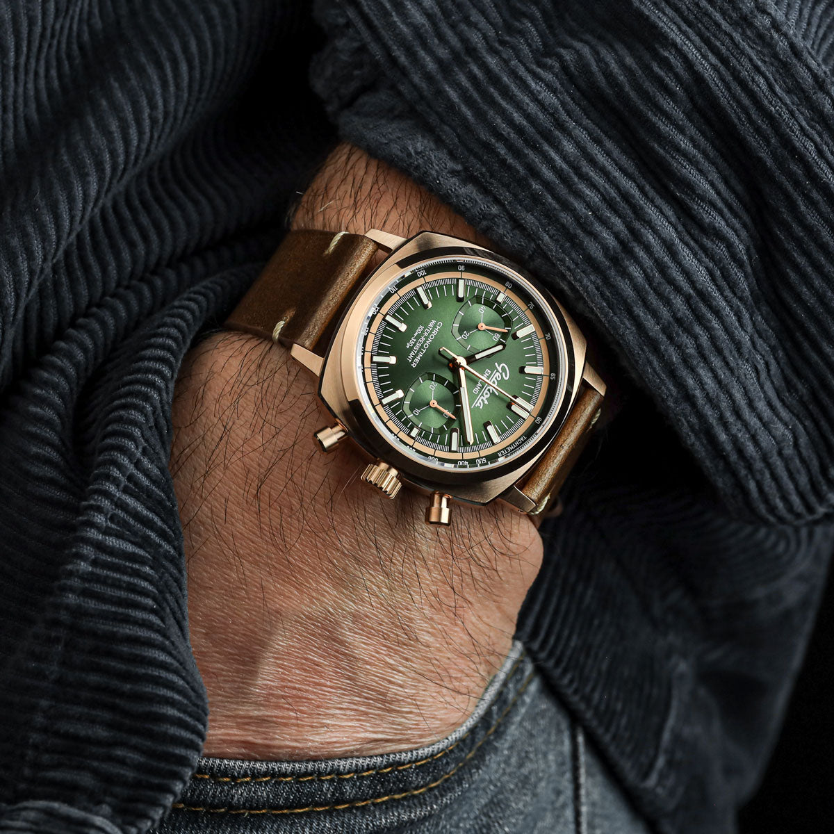 Classic Chronotimer Watch Empire Green