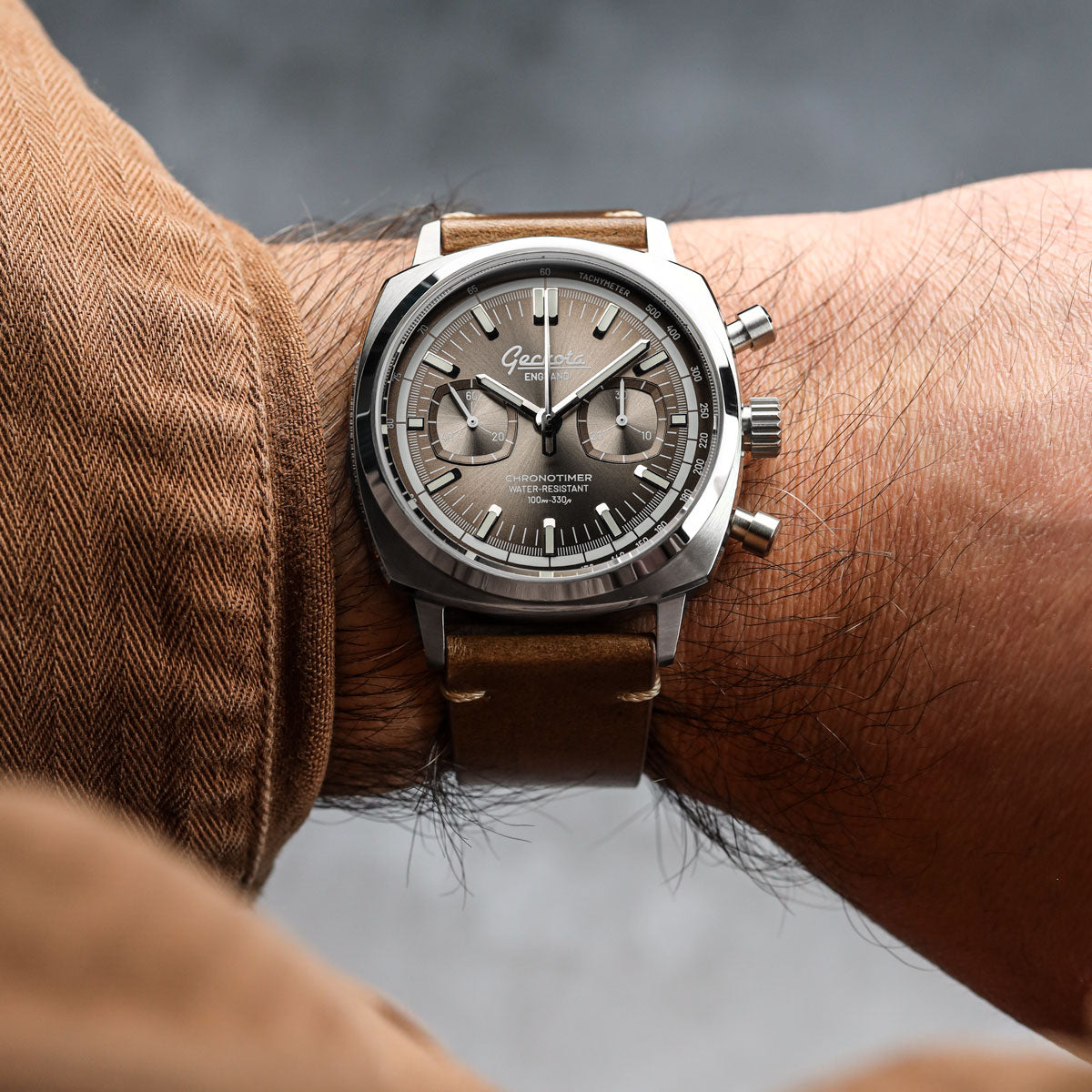 Classic Chronotimer Watch Tuscan Brown