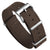 Geckota Ocean-Scout Nylon Watch Strap - Brown - Silver Buckle - 20mm