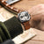 Geckota Vintage V-Stitch Italian Leather Watch Strap - Light Brown - additional image 1