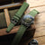 Classic Tropical Style FKM Rubber Watch Strap - Green