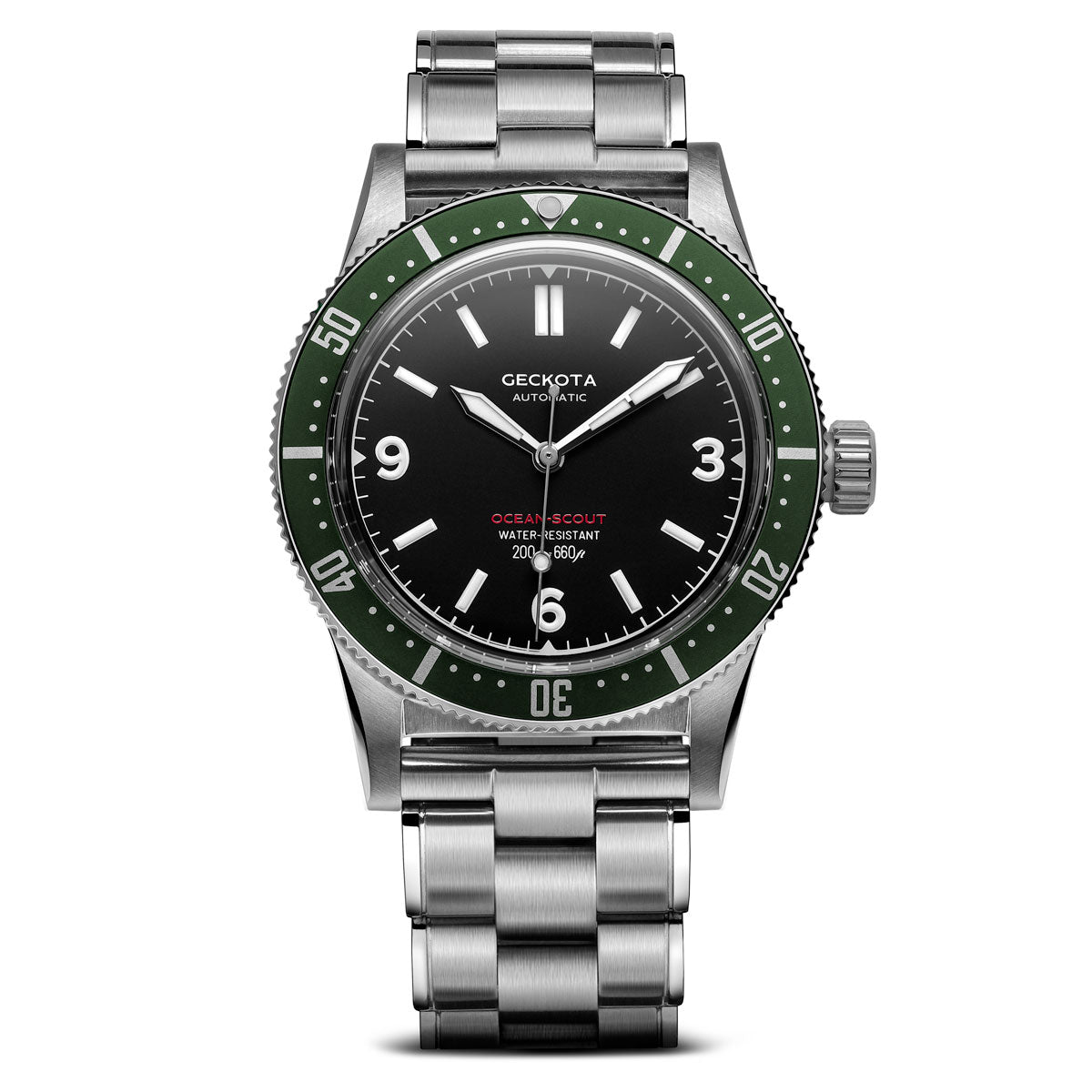 Ocean-Scout Dive Watch - Emerald Green