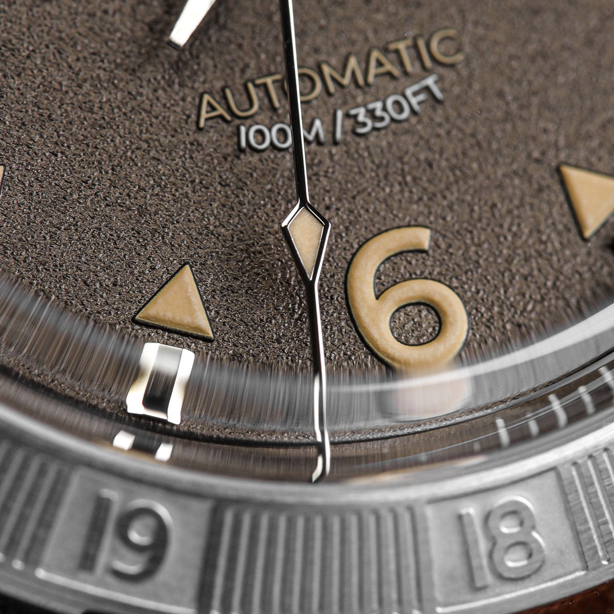 Airstream Frontier Watch Brown Textured Dial