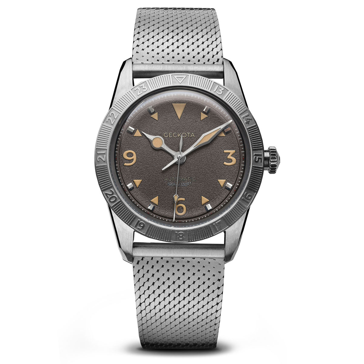 Airstream Frontier Watch Brown Textured Dial