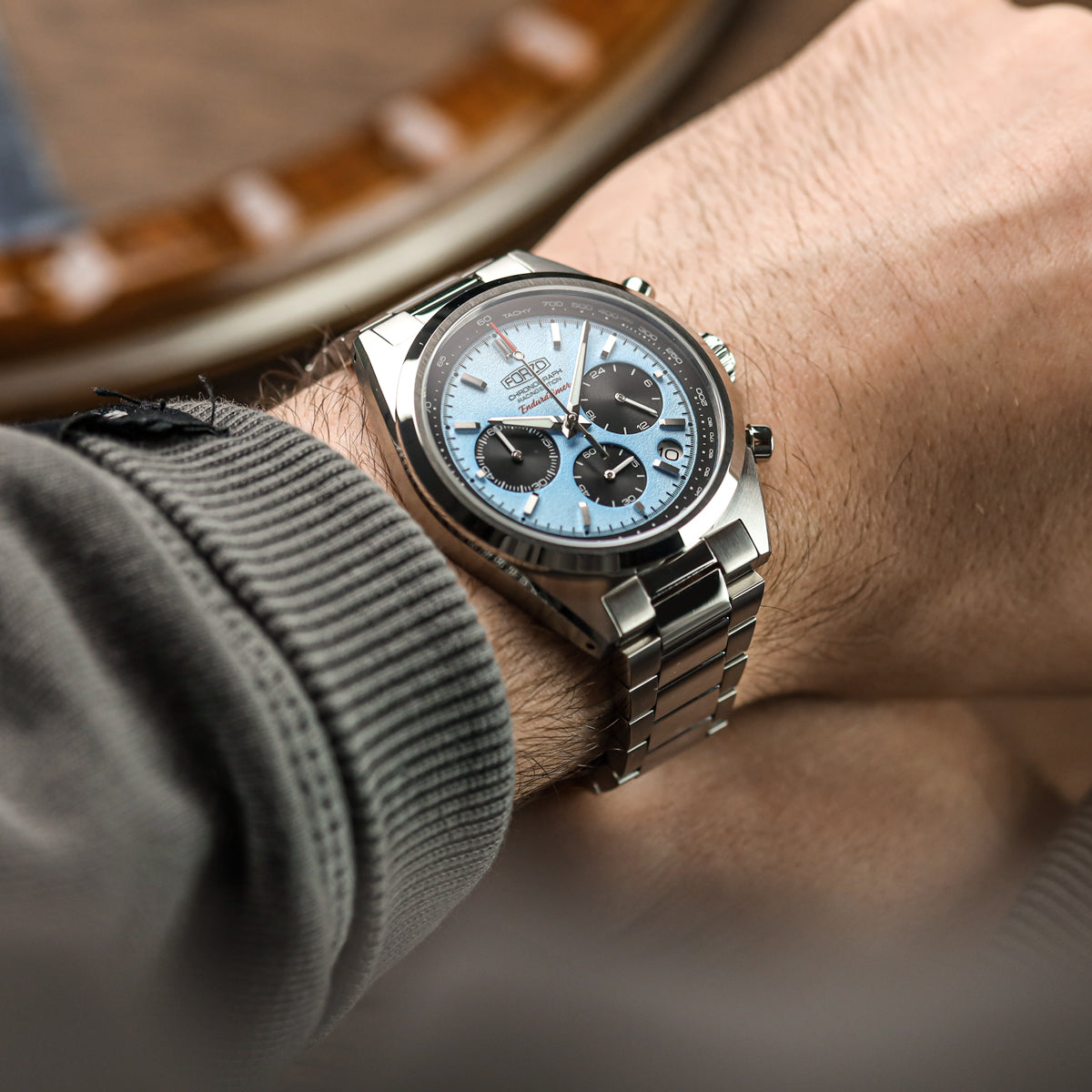FORZO 3-Link Flat Solid Stainless Steel Bracelet - additional image 3