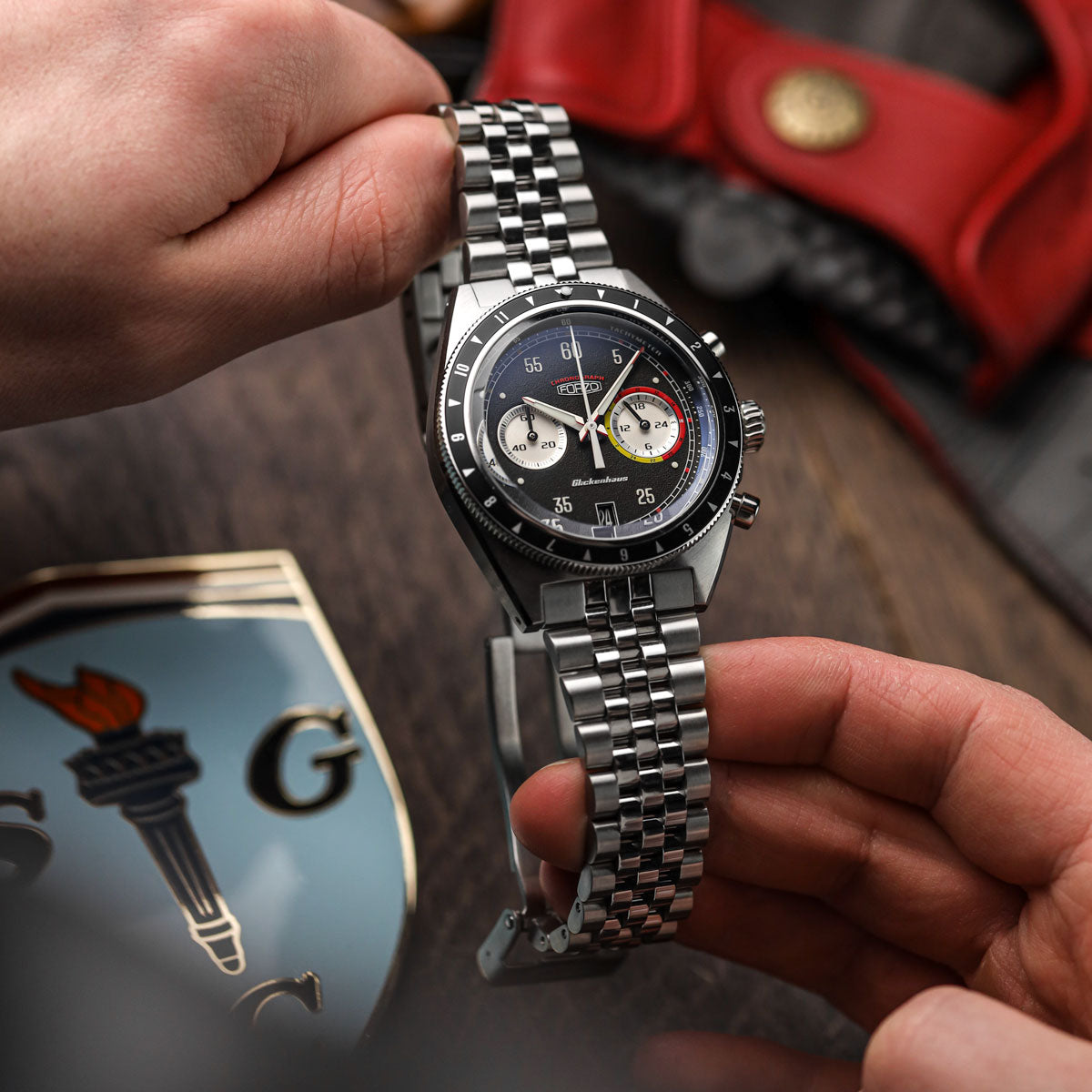 FORZO Glickenhaus Chronograph Black & Red SS-B01-B - additional image 4