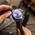 Geckota Chronotimer Aurora Chronograph Watch Purple Sunburst TP-369-2 - additional image 1