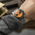 FORZO Drive King Mechanical Chronograph - Orange Dial - 5-Link Bracelet - additional image 1
