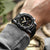 Phalanx Padded Sailcloth QR Water-Resistant Watch Strap - IP Black Buckle - additional image 2