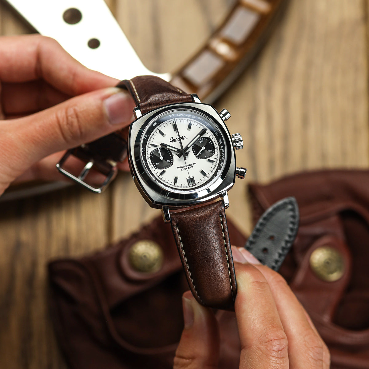 Genuine Leather Watch Straps - Geckota