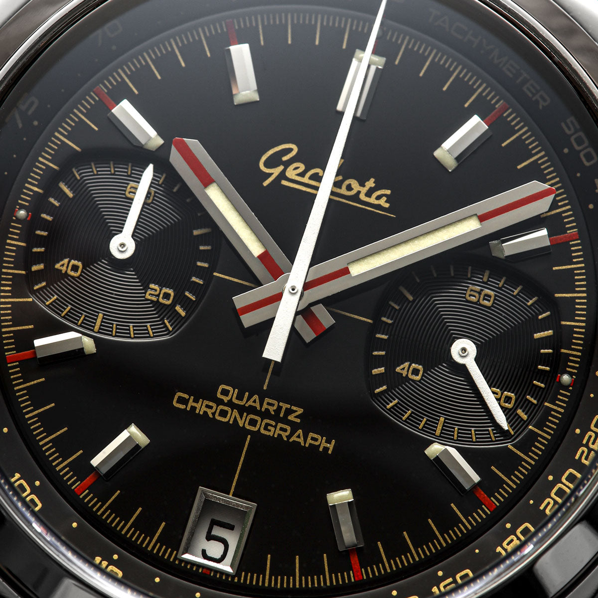 Chronotimer Chronograph Watch Gloss Black Racing Dial