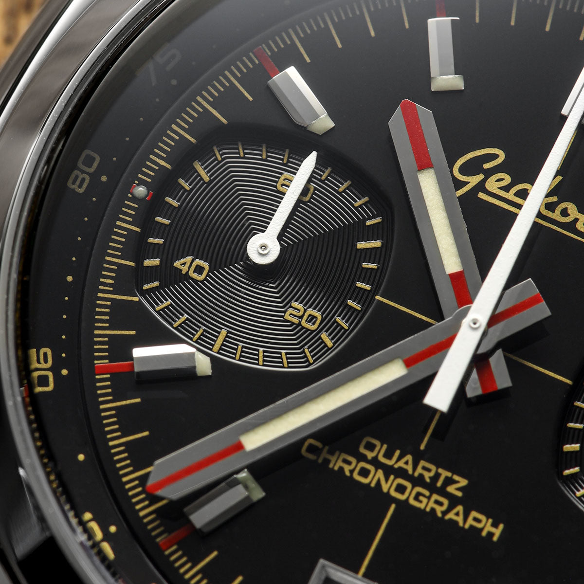 Chronotimer Chronograph Watch Gloss Black Racing Dial