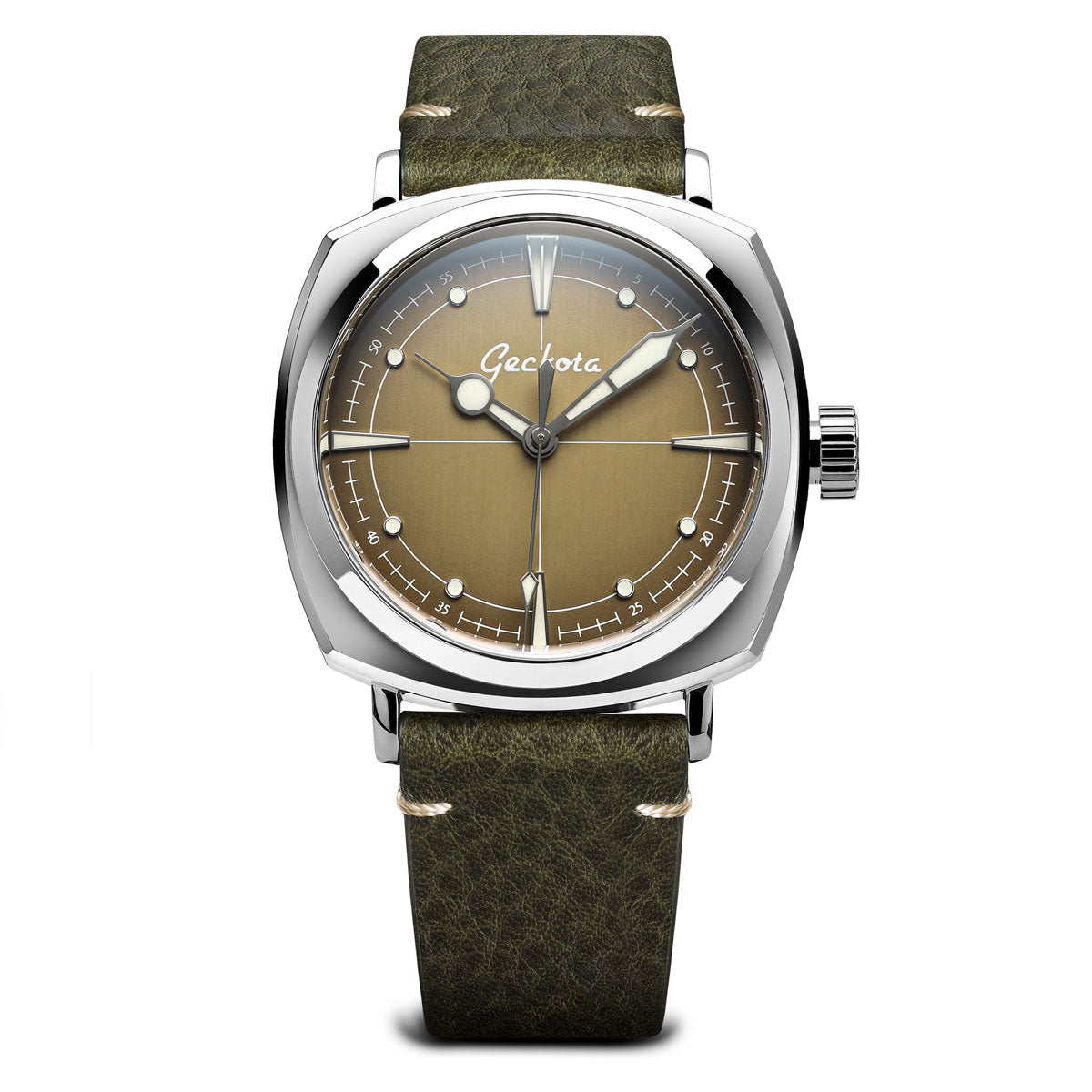 Geckota Pioneer Automatic Watch Brushed Beige Dial