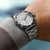 Geckota Ocean-Scout Dive Watch - Ice White - Berwick Stainless Steel Strap - additional image 1