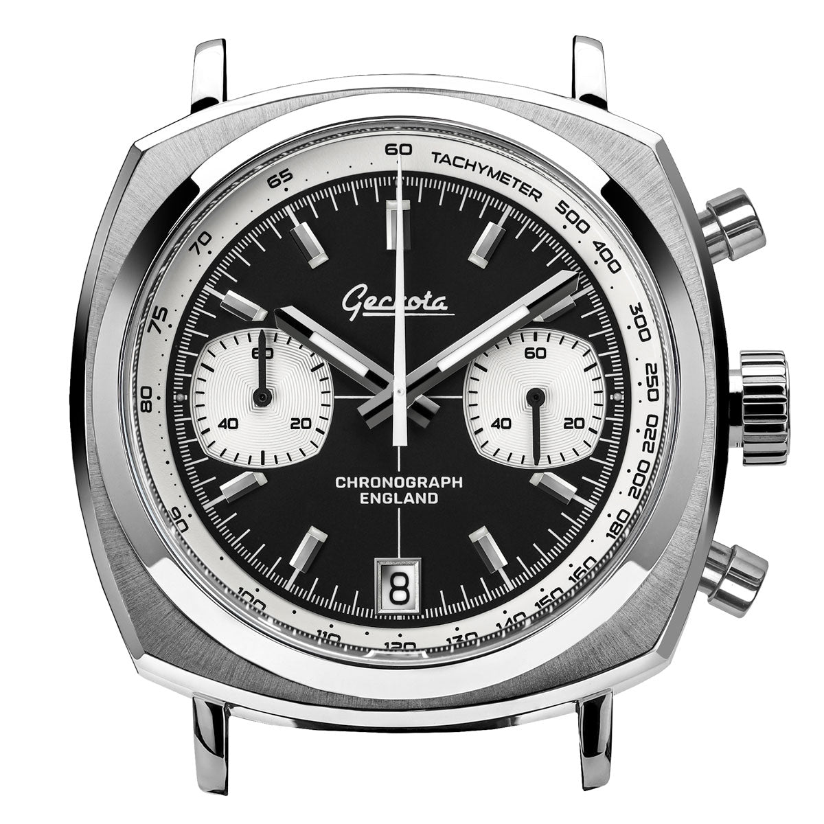 Geckota Chronotimer Chronograph Watch Classic Reverse Panda VS-369-2