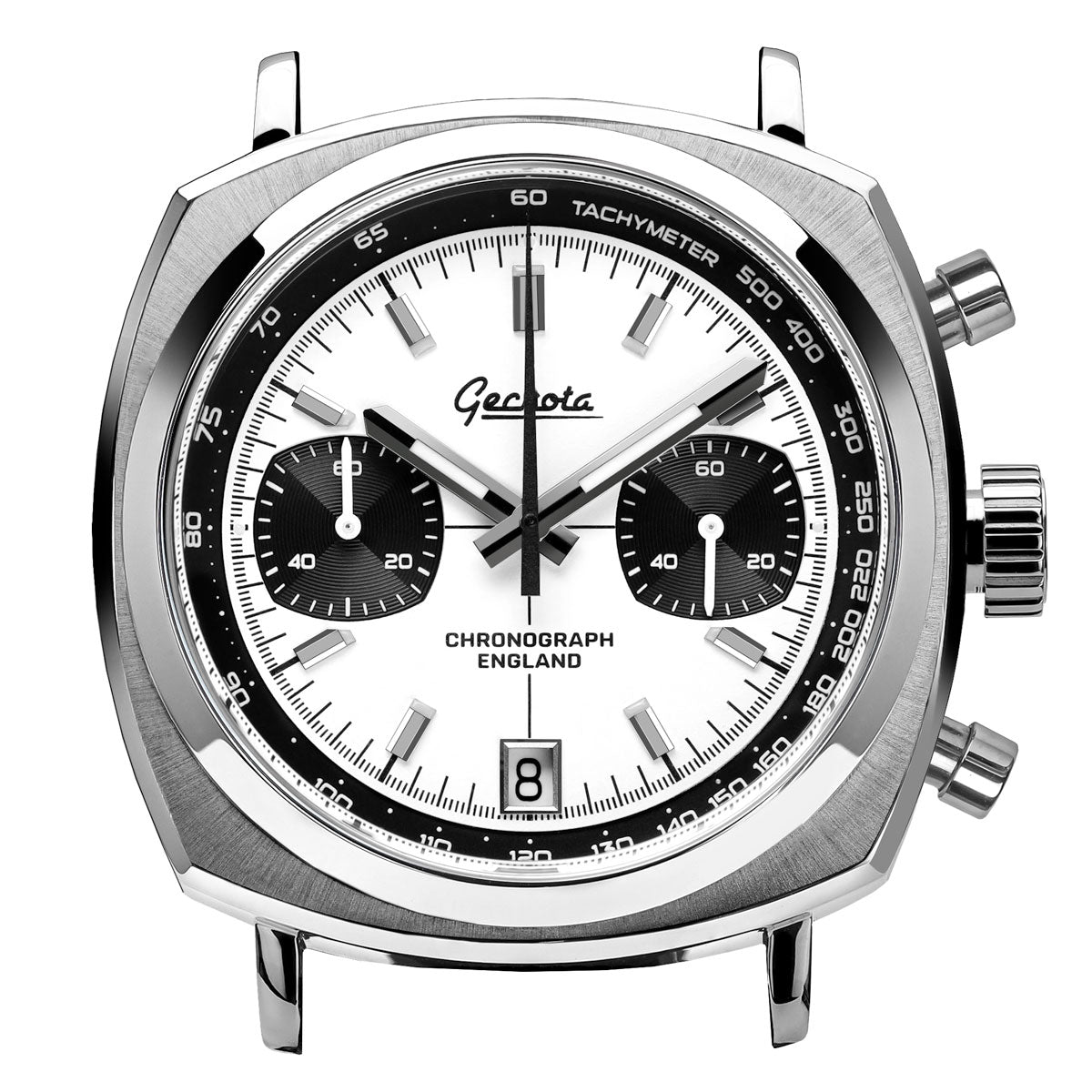 Geckota Chronotimer Chronograph Watch Classic Panda
