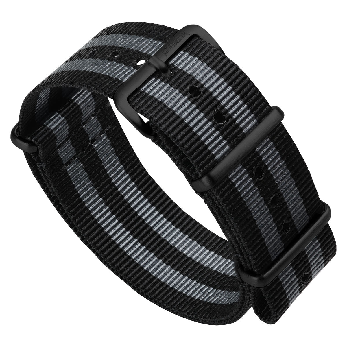Phalanx Classic Bond Nylon Watch Strap - IP Black