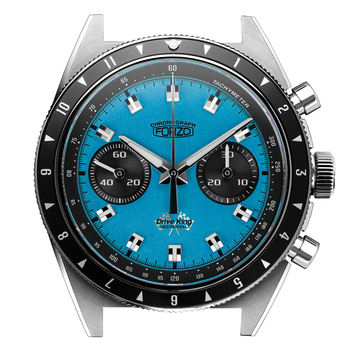 FORZO Drive King Mechanical Chronograph Blue SS-B01-B