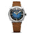 Geckota Pioneer Automatic Watch Brushed Blue Dial